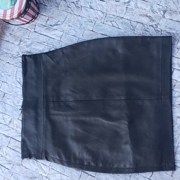 Robert Rodriguez leather skirt size 4 - Picture 1 of 6